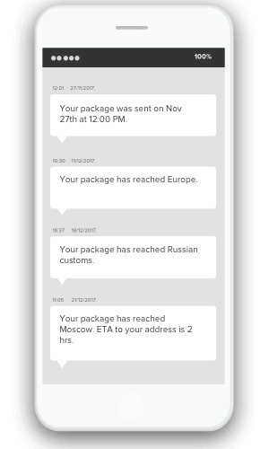 automated-status-delivery-sms-notification-touchpoints-example
