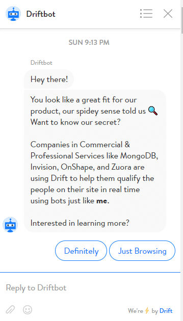 driftbot_chatbot_example_1