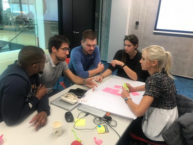 infobip presales engineers brainstorming