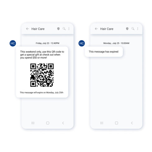 mms messaging expiring message